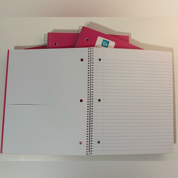 Pink Spiral Notebooks - Picture 2 of 4